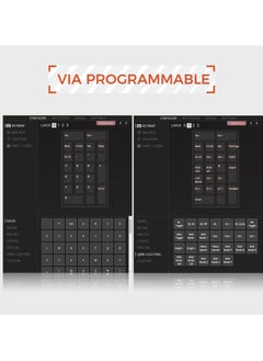 إيروريكس لوحة أرقام حشية قابلة للبرمجة من CIDOO V21 VIA، بلوتوث 5.0/2.4 جيجا هرتز/لوحة أرقام سلكية قابلة للتبديل السريع، مع مقبض دوار من سبائك الألومنيوم، بطارية 1000 مللي أمبير في الساعة، رغوة بورون لجهاز Mac/Win للرياضة الإلكترونية  - Image 5