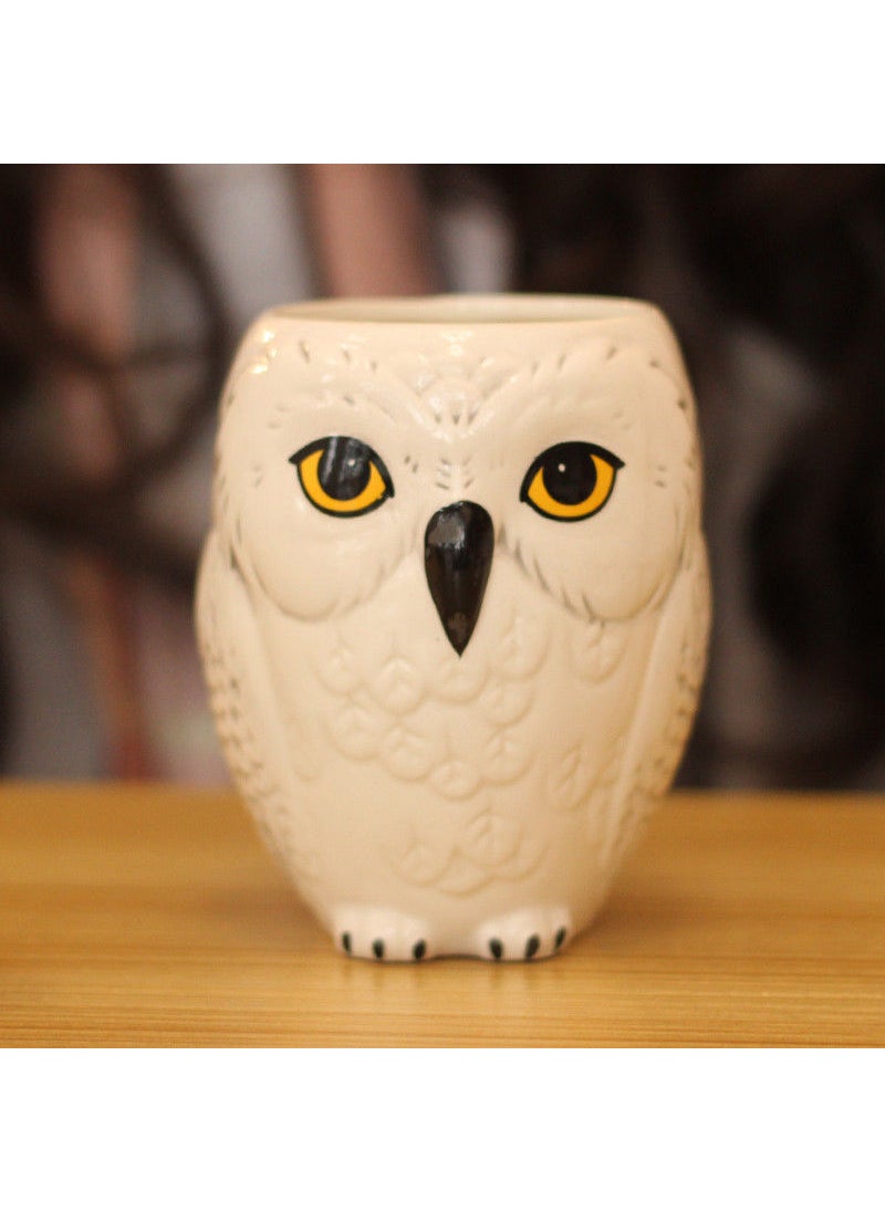 Generic Hedwig Owl Harry Potter Themed Ceramic Mug White 