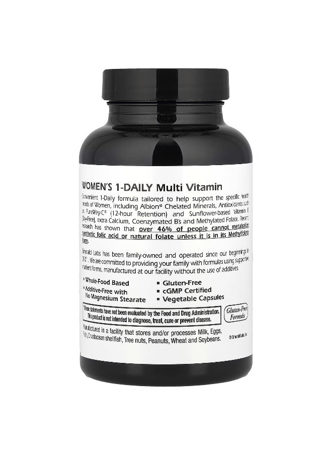 Emerald Laboratories Emerald Laboratories, CoEnzymated Women's 1-Daily Multi, 60 Vegetable Caps  - Image 4