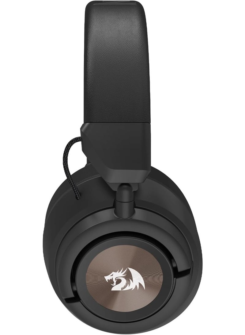 REDRAGON H889 Wireless Gaming Headset – 4 Connection Modes (2.4G/BT/3.5mm/USB), 53mm Drivers, 7.1 Surround Sound, Spatial Audio, Detachable Microphone, Multi-Platform Gaming Headset for PC, PS5, PS4, Nintendo Switch, Xbox One & Mobile - Image 5