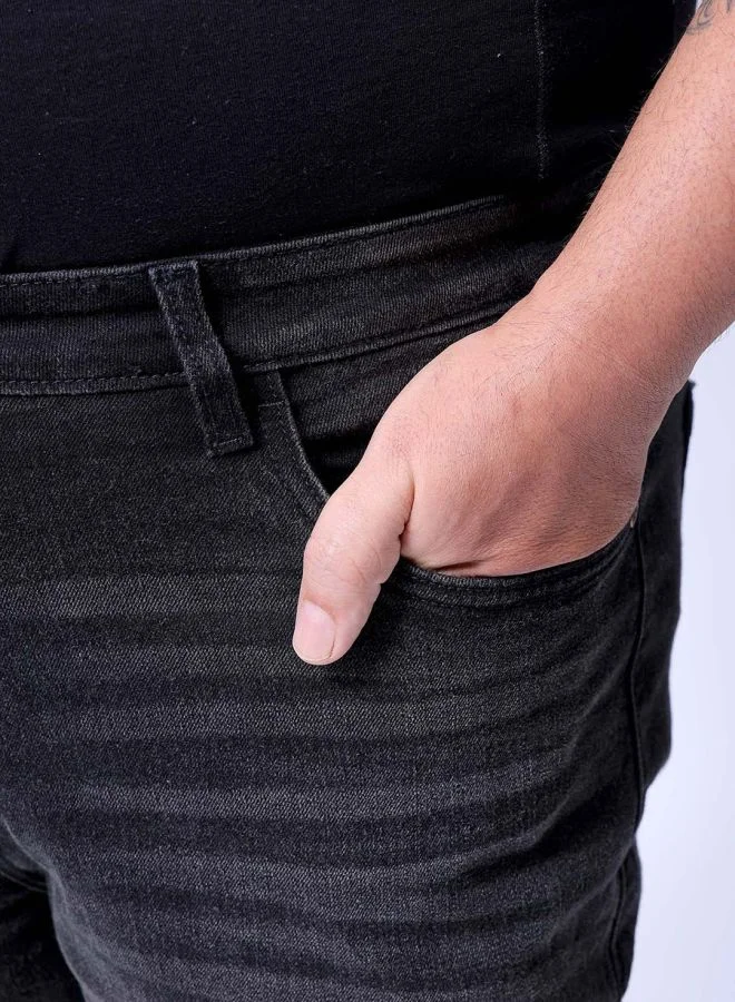 هاردسودا Men Plus Size Bootcut Solid Mid-Rise Stretchable Jeans