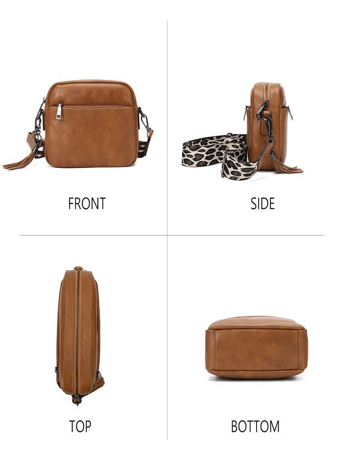 KL928 Small Crossbody Bags for Women, Soft FAUX Leather Cell Phone Purse，Adjustable Strap Shoulder Handbags Wallet Purse - Image 4