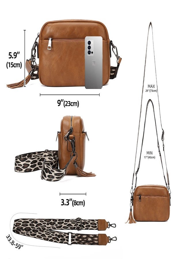 KL928 Small Crossbody Bags for Women, Soft FAUX Leather Cell Phone Purse，Adjustable Strap Shoulder Handbags Wallet Purse - Image 2