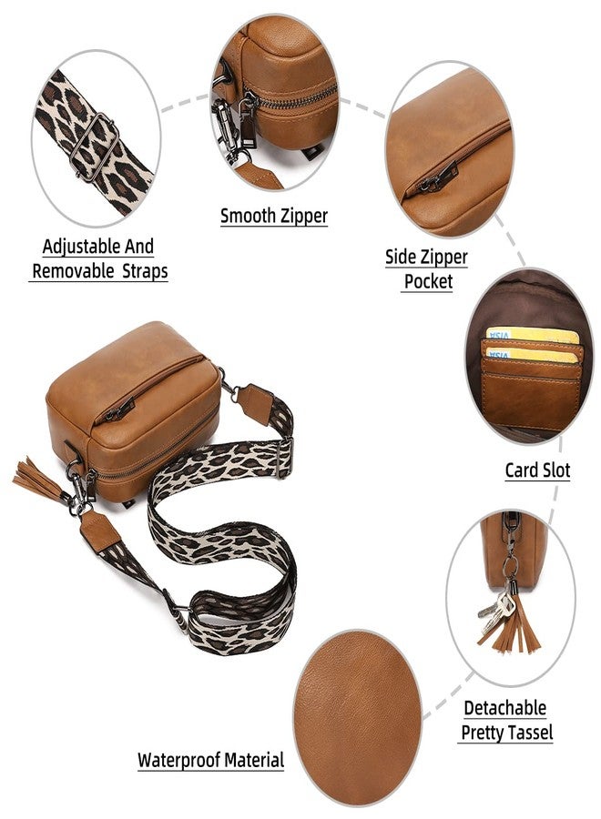 KL928 Small Crossbody Bags for Women, Soft FAUX Leather Cell Phone Purse，Adjustable Strap Shoulder Handbags Wallet Purse - Image 3