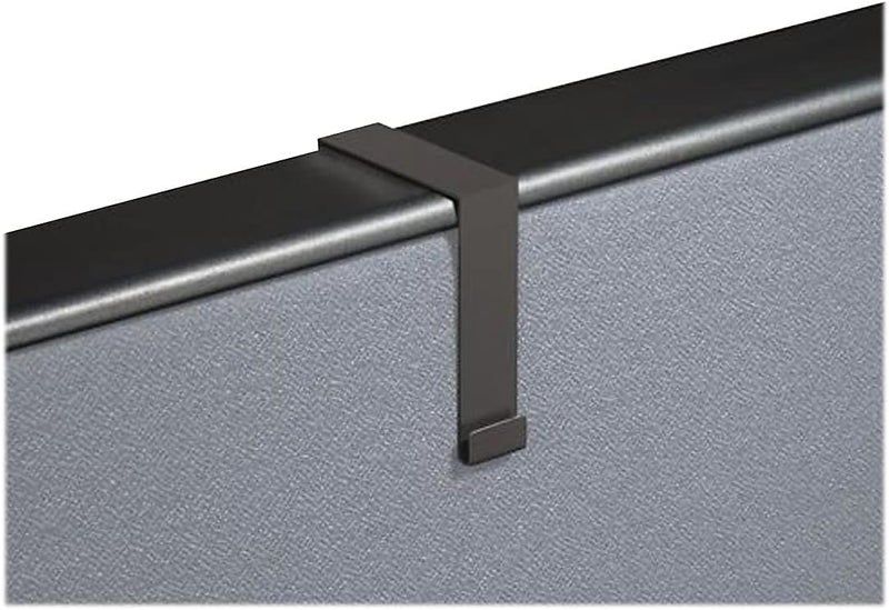 Quartet Cubicle Partition Hangers Fits 15  25 Cube Walls Matrix Black MCH10 - Image 4