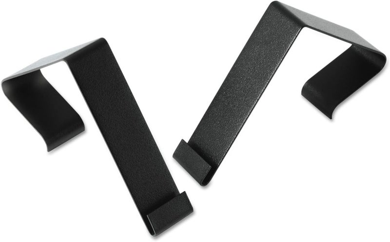 Quartet Cubicle Partition Hangers Fits 15  25 Cube Walls Matrix Black MCH10 - Image 1