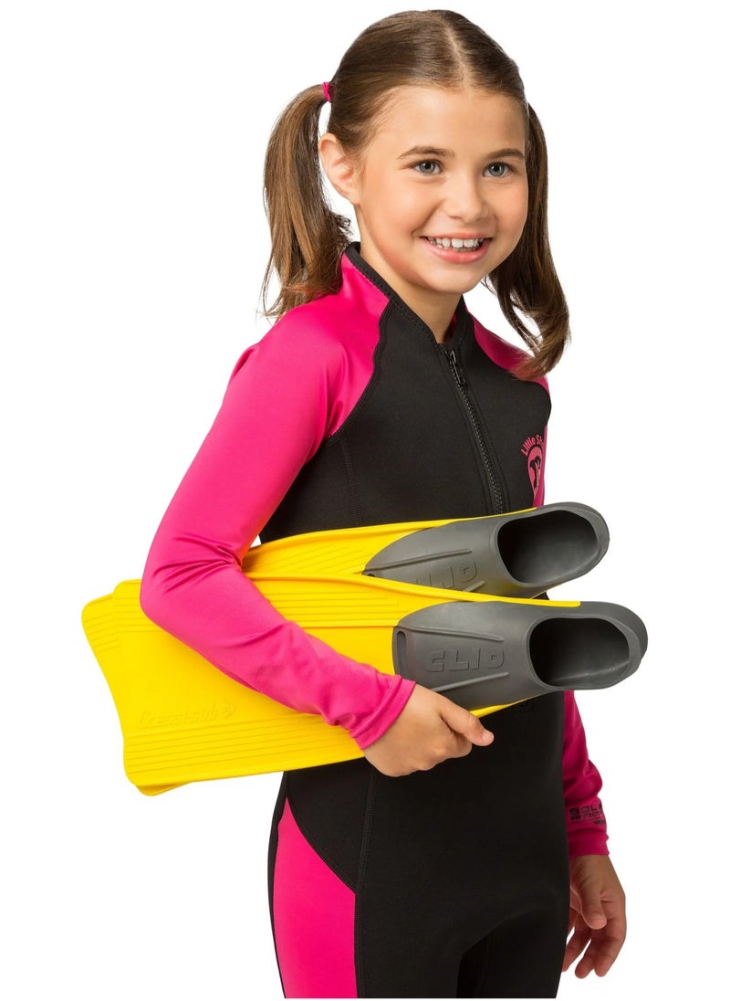 Cressi-Sub Cressi CLIO Full Foot Fins for Snorkeling, Diving and Swimming, Yellow  - Image 2