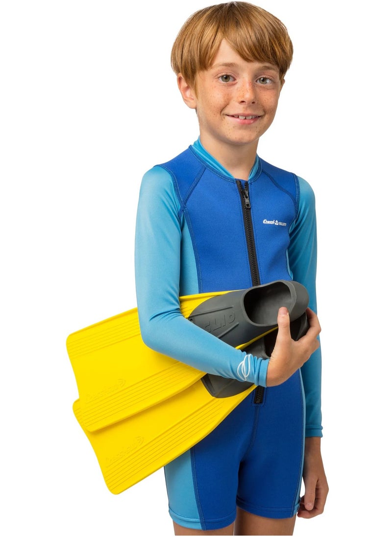 Cressi-Sub Cressi CLIO Full Foot Fins for Snorkeling, Diving and Swimming, Yellow  - Image 3