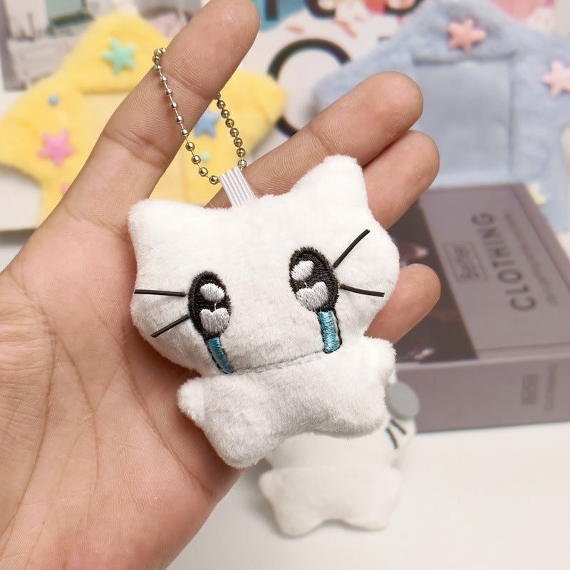 Creative School Bag Accessories Cry, cry, meow
