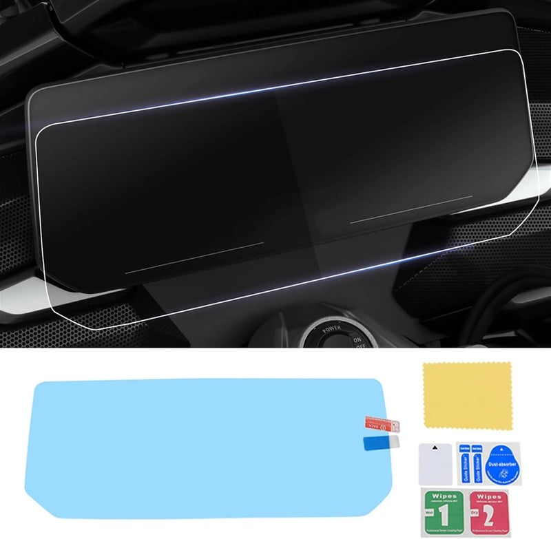 QASULER Motorcycle Dashboard Screen Protector - Image 2