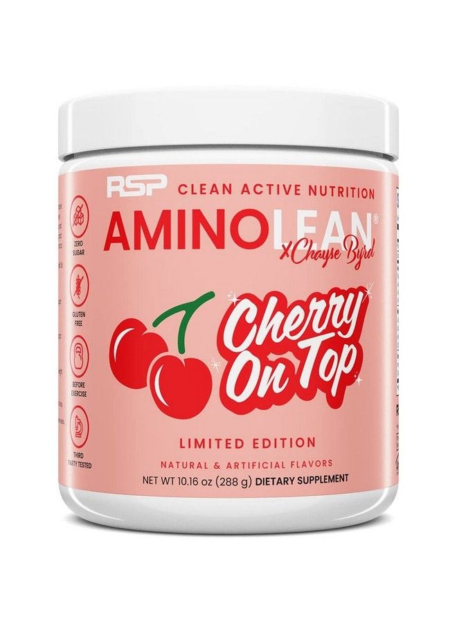 RSP Nutrition - Aminolean Pre Workout Powder Amino Energy & Weight Management With Bcaa Amino Acids & Natural Caffeine Cherry On Top 30 Serv - Image 1