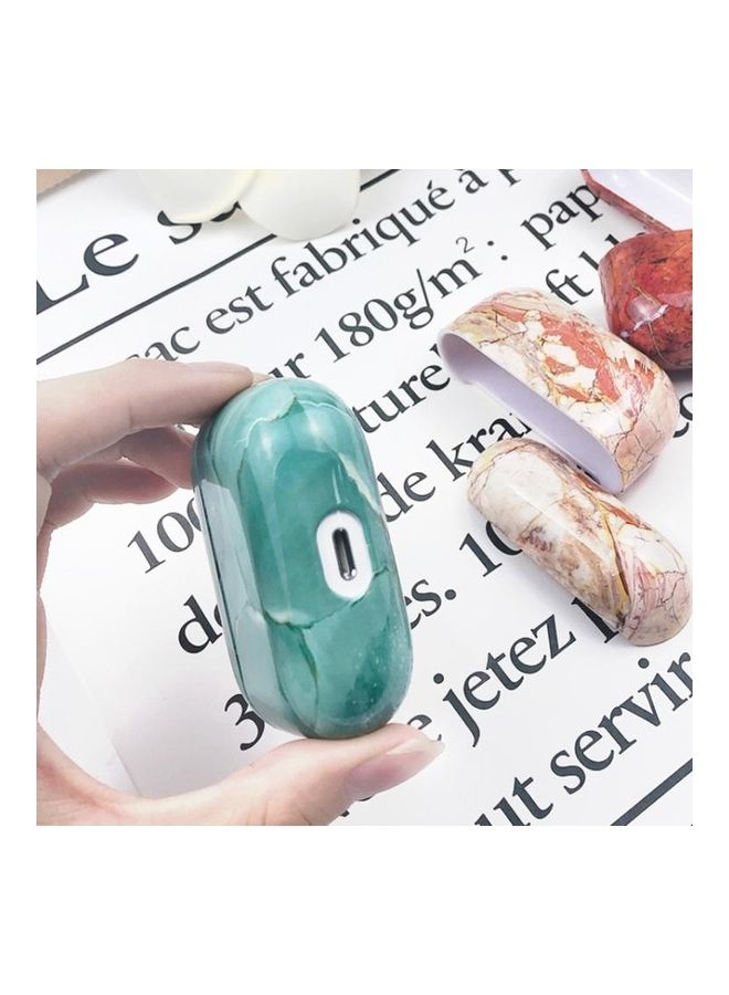 Marble Water Sticker Wireless Earphone Protective Case for AirPods Pro 3 Black/White - Image 3