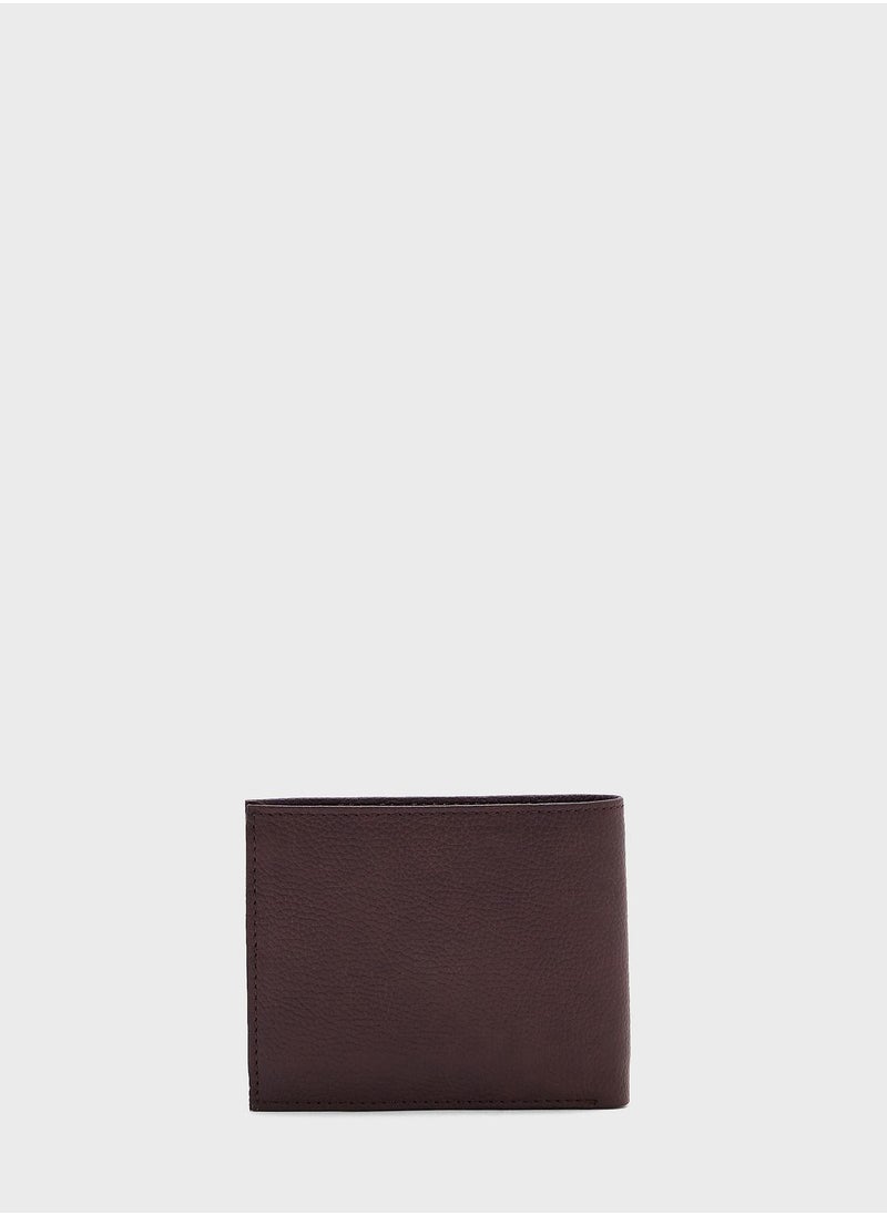 Robert Wood - Genuine Leather Bi Fold Wallet - Image 1