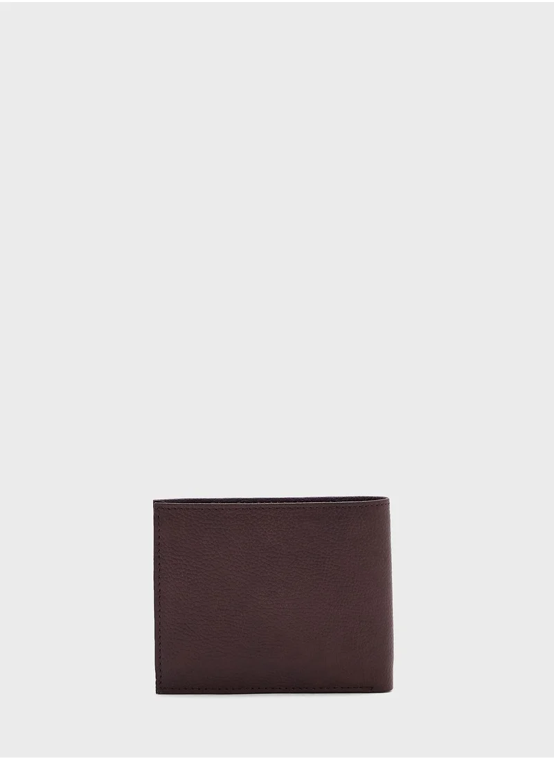 Robert Wood Genuine Leather Bi Fold Wallet