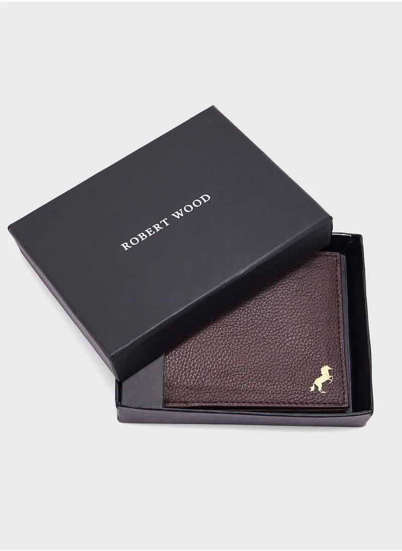 Robert Wood Genuine Leather Bi Fold Wallet