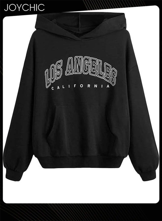 Joychic Casual Letter Pattern Women Autumn and Winter Warm Comfortable Long Sleeve Hoodie - Image 1