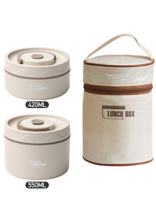 2 Layer Beige 420ml+550ml