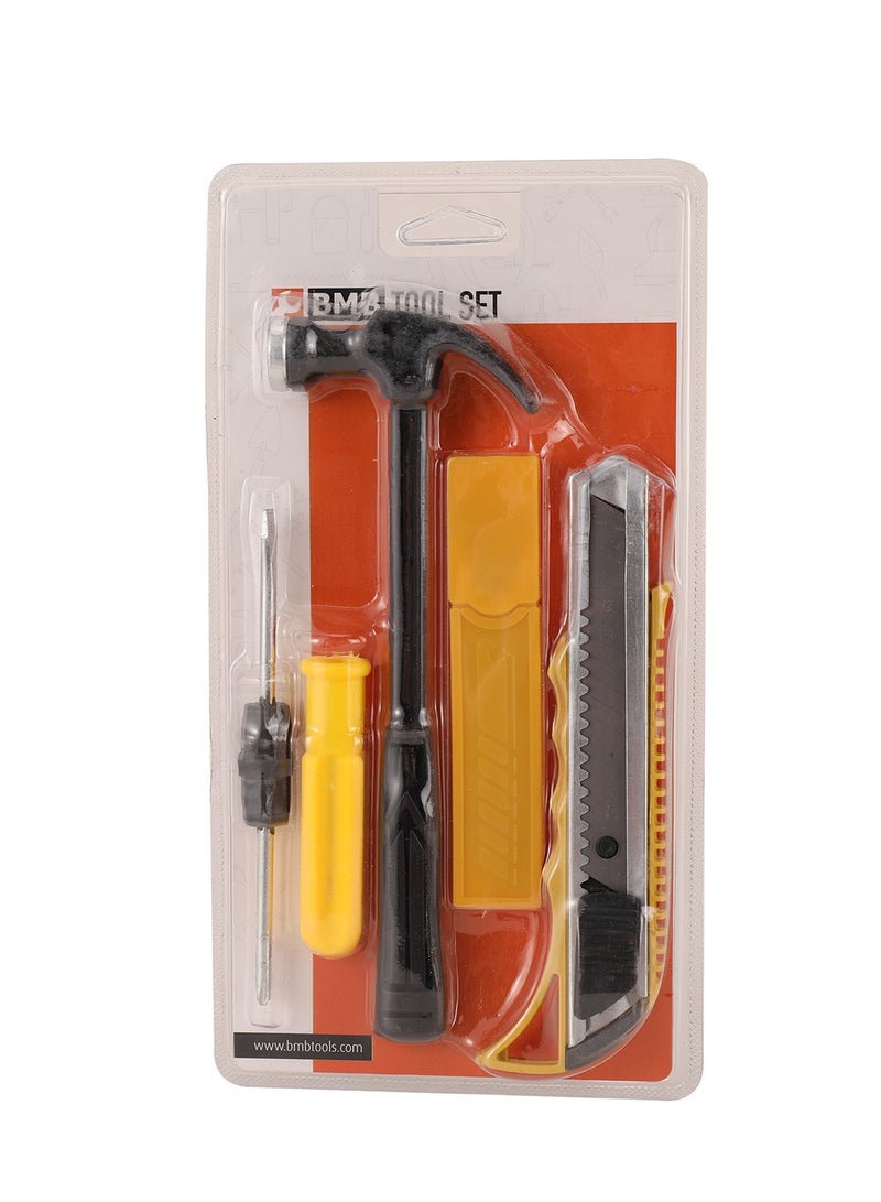 BMB tools Mixed General Hand Tool Kit 5 Pieces |Portable Small Tool Set | Daily use | mini hammer  - Image 4