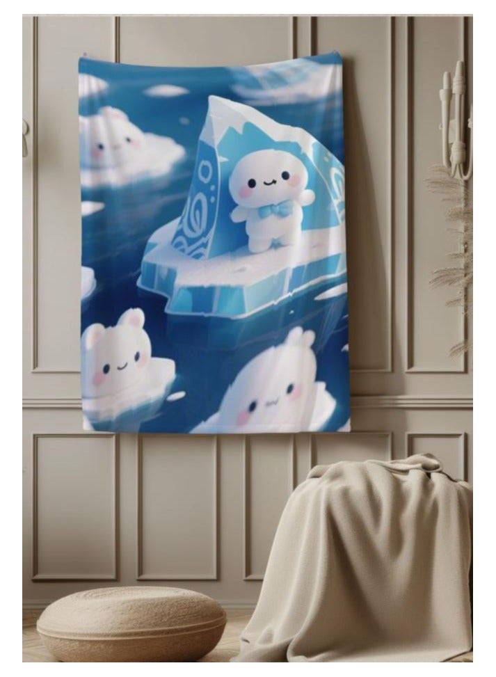 general Flannel thin blanket (warm and comfortable, suitable for sleep, gaming, dust removal and sandproof) 150cm*200cm - 753 - Image 5