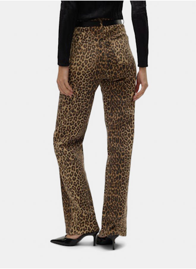 VERO MODA - Vmtessa Hr Wide Stretch Aop Jeans Noos - Image 1