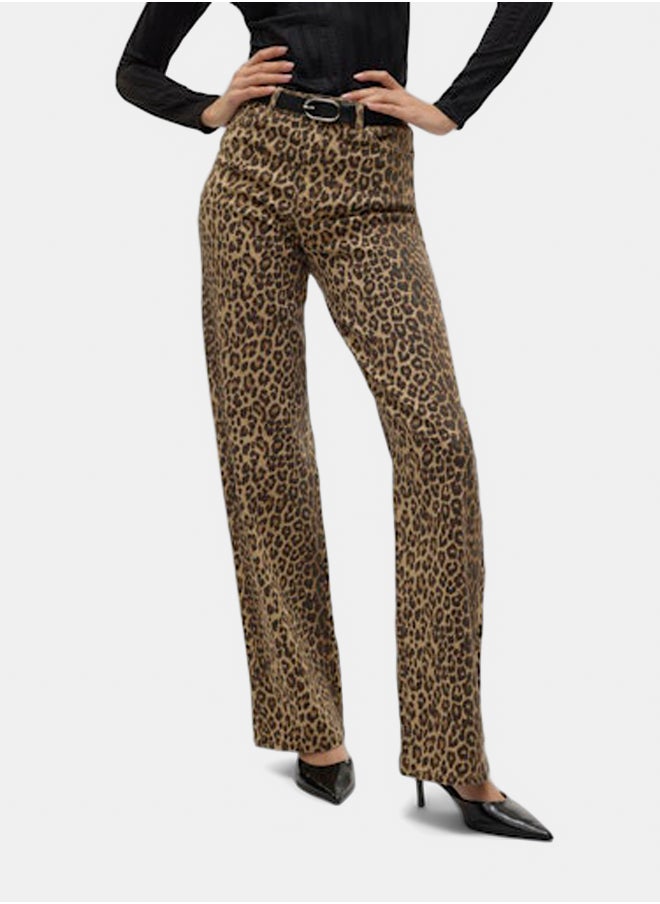 VERO MODA - Vmtessa Hr Wide Stretch Aop Jeans Noos - Image 1