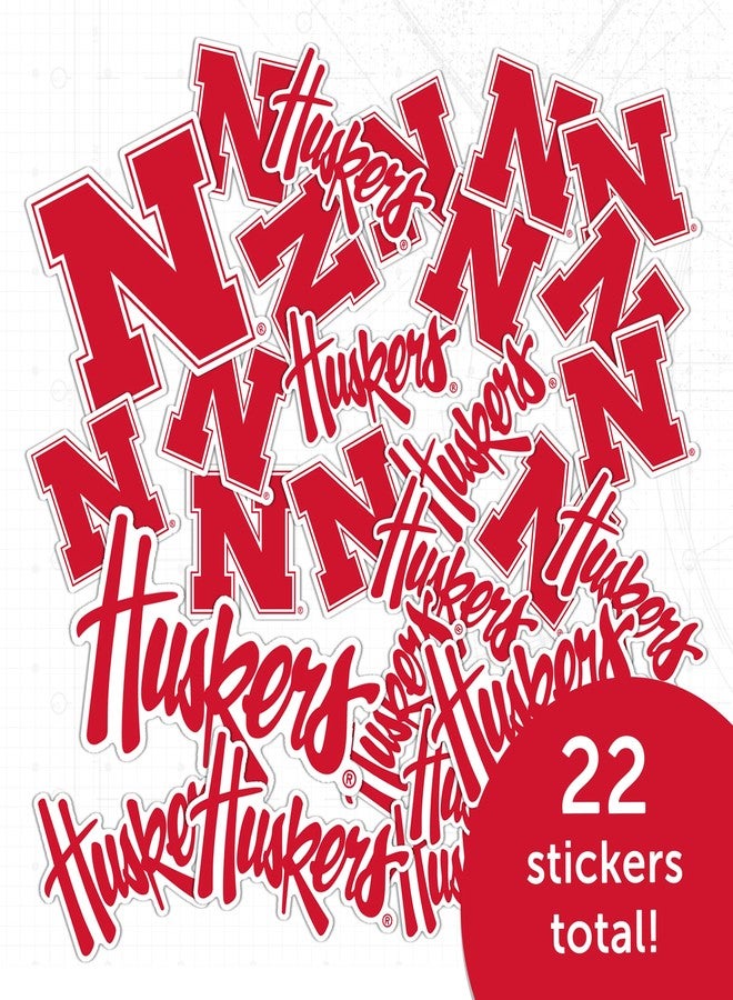 Desert Cactus University of Nebraska GBR NU Huskers Sticker Vinyl Decals Laptop Water Bottle Car Scrapbook Sheet T1 (Type 1-1) - Image 5