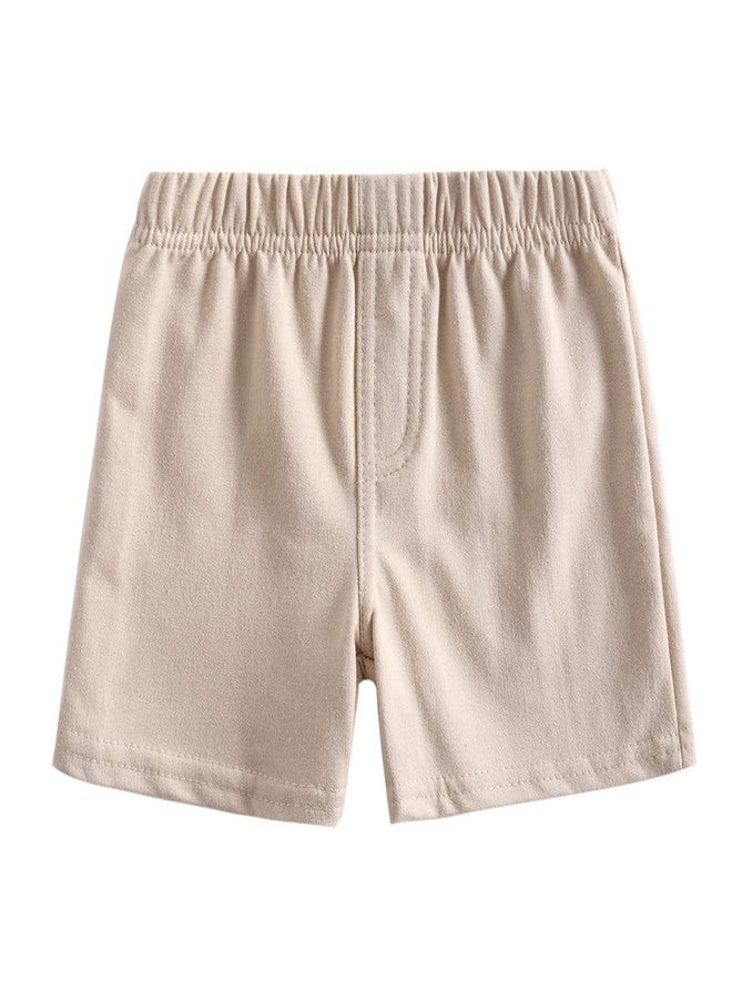 Monvecle 2pcs Toddler Boys Cotton Kick Shorts Toddler Underwear Shorts Set 2pcs Pack Khaki 3-4T - Image 2