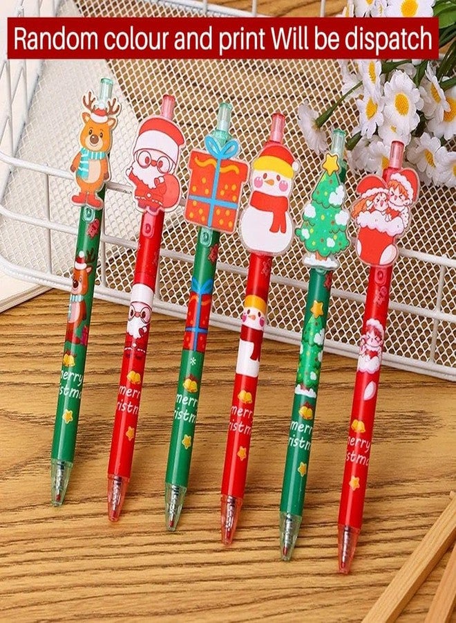 AMANVANI Christmas Theme Stationery Gift Combo, 4 Item Gift Combo for Kids, Santa Claus Return Gifts for Xmas Party, Festive Gift for Kids of All Age Group, Stationery Set - Image 4