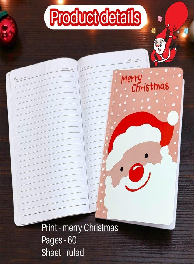 AMANVANI Christmas Theme Stationery Gift Combo, 4 Item Gift Combo for Kids, Santa Claus Return Gifts for Xmas Party, Festive Gift for Kids of All Age Group, Stationery Set - Image 3
