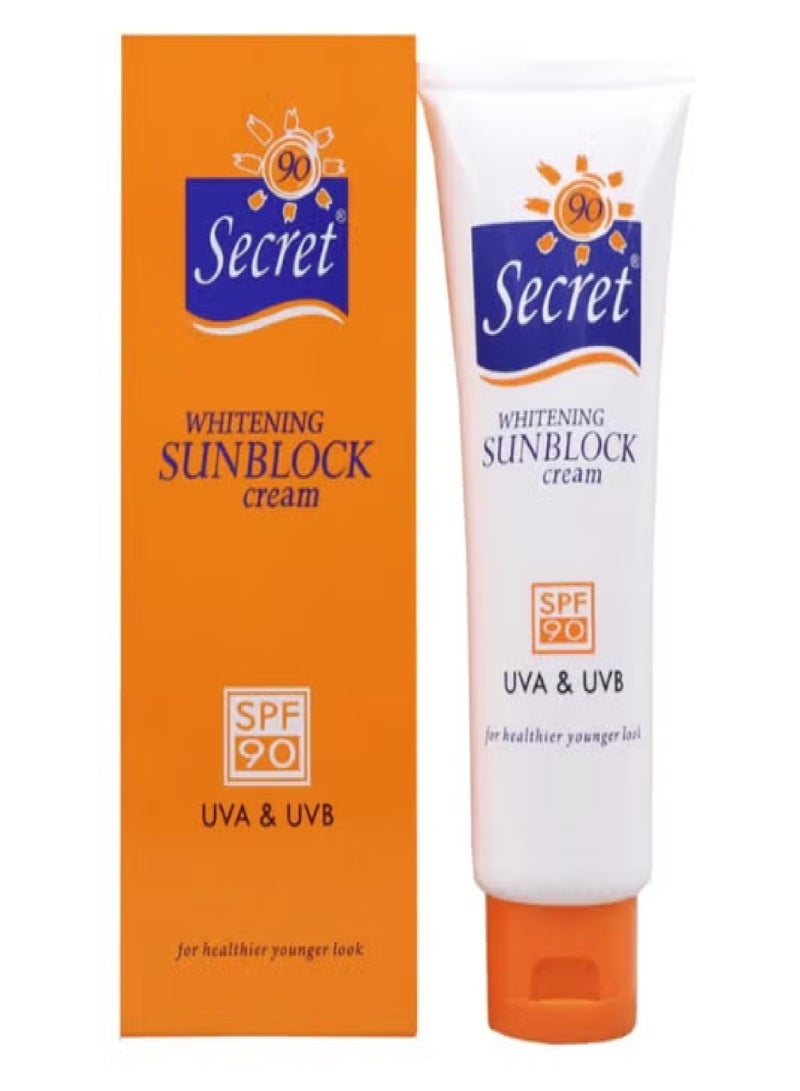 سيكريت وايت كريم تبييض البشرة بعامل حماية من الشمس SPF 90