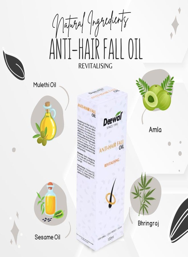 ديوال زيت ديوال المضاد لتساقط الشعر - خصائص مُنعشة | خالٍ من المواد الكيميائية وغني بالفيتامينات | يُقوي الشعر ويُغذيه | 100 مل - Image 4