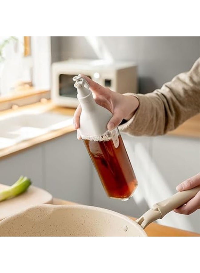 Oil and Vinegar Bottle with Stylish Design and Smart Leak Proof Lid - Image 2