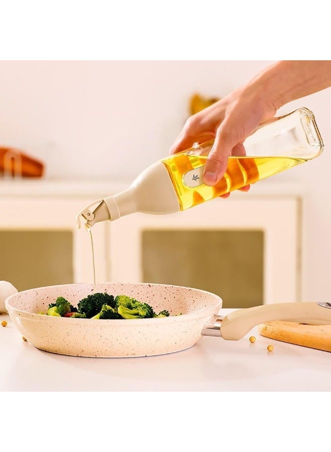 Oil and Vinegar Bottle with Stylish Design and Smart Leak Proof Lid - Image 4