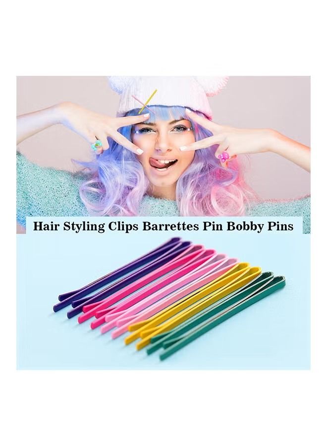ORiTi Hair Styling Clips Barrettes Bobby Pins Multicolour - Image 4