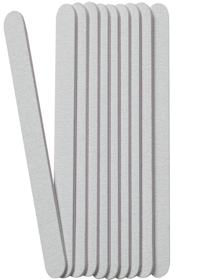 Borogo 110 PCS Orange Wood Nail Sticks & Professional Double Sided 100/180 Grit Nail Files Emery Board Black Manicure Pedicure Tool White - Image 4