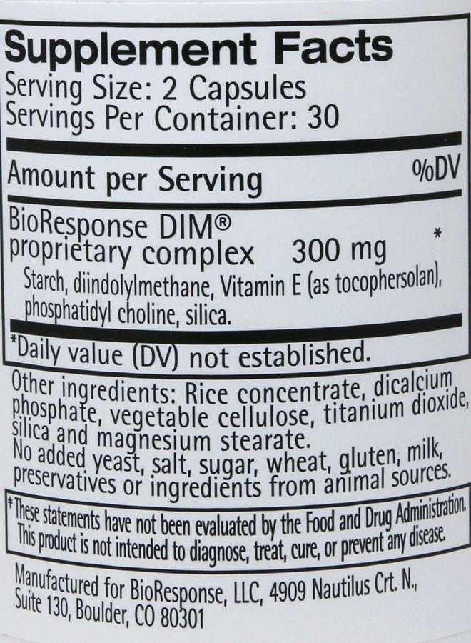 DIM BioResponse - 150 mg (120 capsules) - Image 2