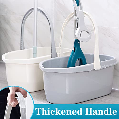 Haundry 4.5 Gallon Cleaning Bucket, Good Grips Household Mop Bucket for Cleaning Supplies, Cleaning Caddy Organizer Basket with Handle, 17.1L, Grey - Image 2
