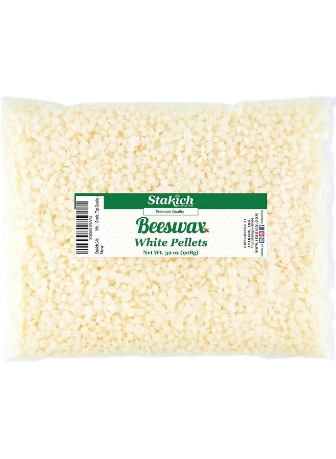 Stakich 2-lb Pure White Beeswax Pellets - Cosmetic Grade… - Image 1