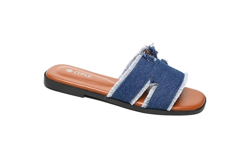 كابلي صندل منزلق نسائي للأناقة اليومية - Image 2