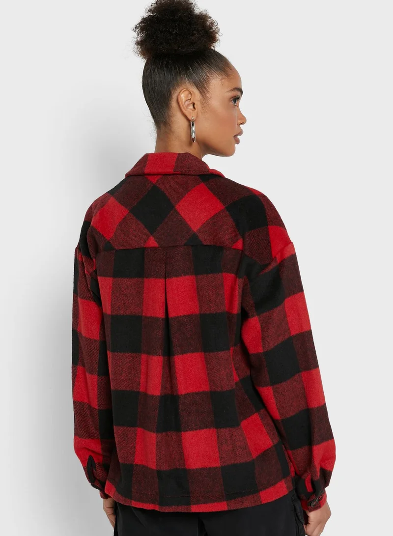 Ginger Checked Tweed Jacket