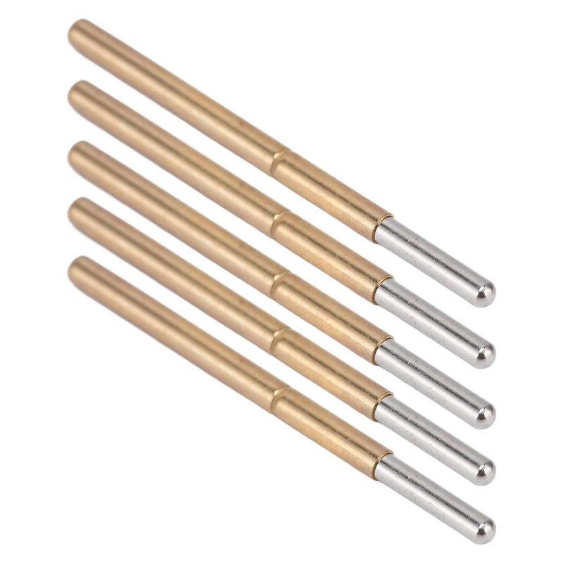 Brass Stainless Steel Pogo Pins 33 35mm Length 100PCS Round Head Low Resistance Connector Test Probes - Image 3
