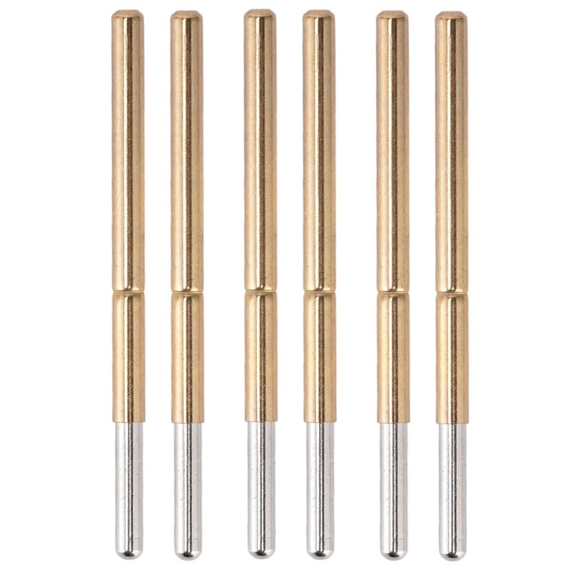 Brass Stainless Steel Pogo Pins 33 35mm Length 100PCS Round Head Low Resistance Connector Test Probes - Image 4