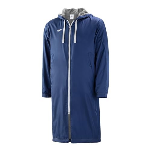 Speedo Womens Parka Fleece Lined Team Colors Jacket, Navy, XX-Small US - Image 1
