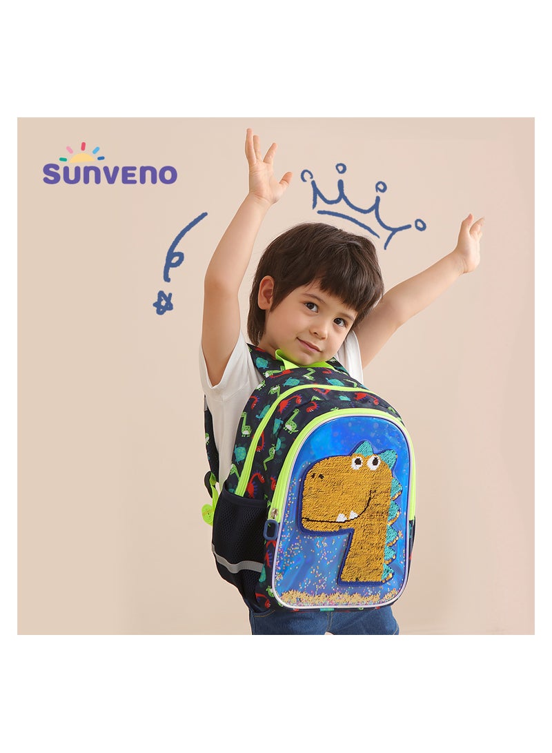 صنفينو حقيبة ظهر مدرسية ديناصور - Image 2