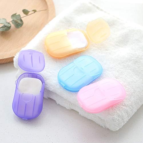 KALQIAD Disposable Soap Paper 6 Boxes Hand Cleaner Fragrance Mini Color 20 Paper per Box Soap Paper for school Indoor Outdoor Travel Camping Hiking Soap Paper for Hand - Image 4