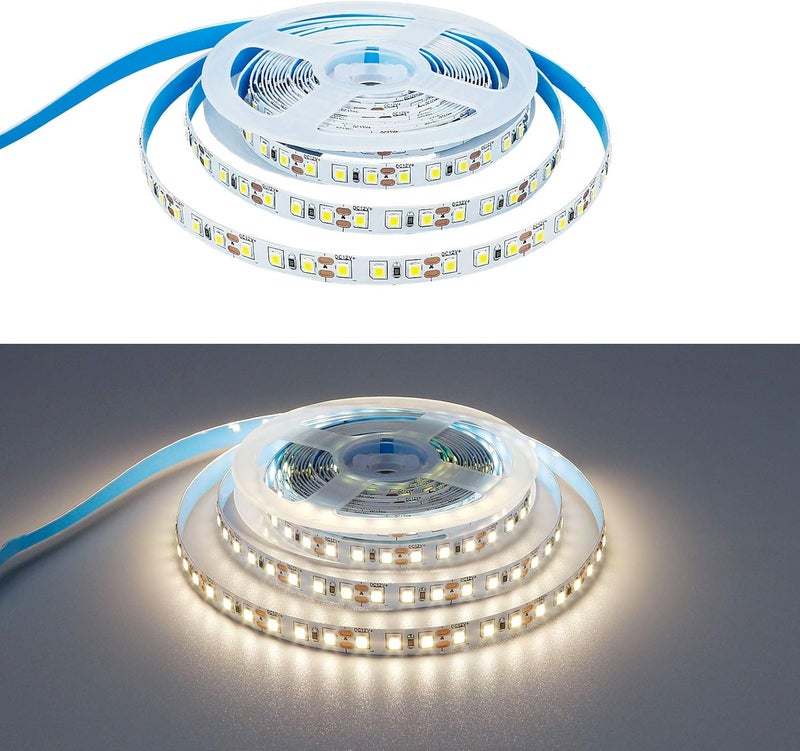 Meridian Flexible 12V LED Ribbon Strip Light - Natural White 4000K, 5M CT - Image 2
