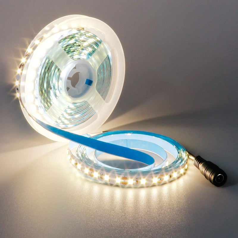 Meridian Flexible 12V LED Ribbon Strip Light - Natural White 4000K, 5M CT - Image 1