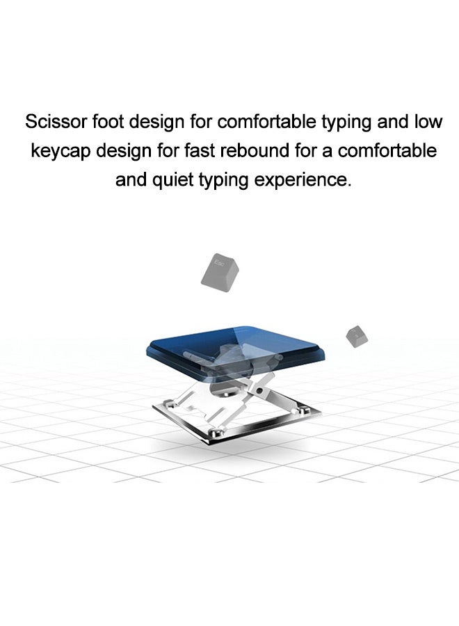 GNAFOTU Wireless Number Pad and Mouse Combo,Portable Ultra Slim 2.4GHz USB Numeric Keypad,Slient Financial Accounting Numeric Keypad With Wireless Mice,For Laptop/PC/Desktop/Notebook - Image 5