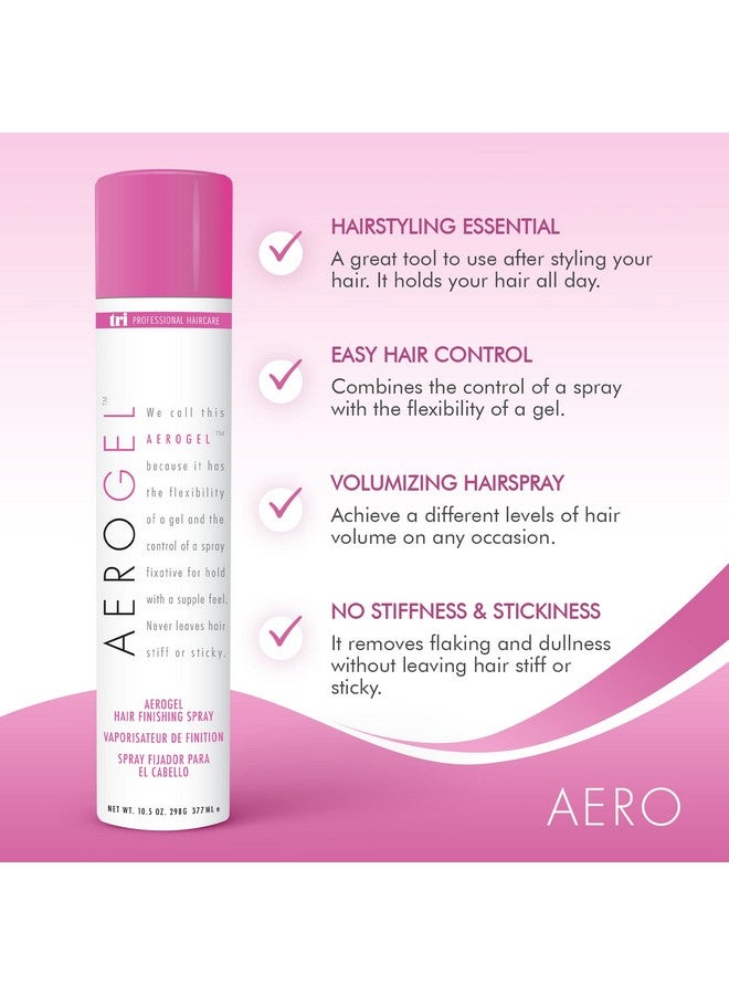 TRIDESIGN Tri Aerogel Hairspray Nontoxic Hair Finishing Spray For Styling Volumizing And Holding Curly Hair With Flexible Hold For Women And Men Pack Of 1 (10.5 Oz)  - Image 4