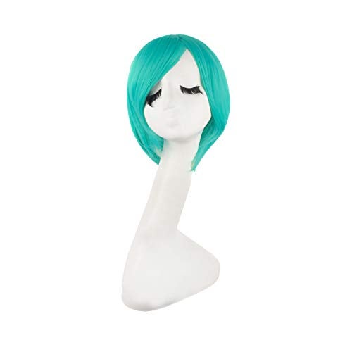 MapofBeauty 47 Inch/120cm Beautiful Long Straight Cosplay Wig (Mixed Cyan) - Image 5